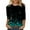 Army Green, variant on TSADFHJI Turtle Neck Tops for Women Loose Womens Fashion Three Quarter Sleeve Tops Casual Printed T Shirt Tops S Red