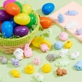 thumbnail image 7 of Joyfy 72 Packs Prefilled Easter Eggs with Mochi Toys,Mochi Squishies Stress Relief Toys Stuffed Plastic Easter Eggs for Easter Basket Kids, 7 of 7