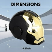 Iron Helmet - Superhero MK 5 Wearable Electronic Helmet with Sounds and LED Lighting, Touch & Remote Control, Superhero 1:1 Model Prop Replica, Perfect for Cosplay, Display & Collectible