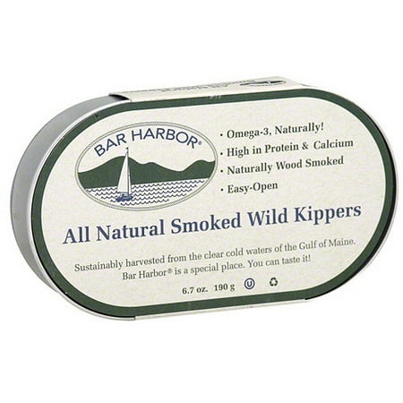 - Bar Harbor Smoked Kippers, 6.7 oz (Pack of 12)