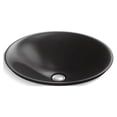 thumbnail image 4 of Kohler 7806-96 17.75 in. Round Drop-In Bathroom Sink with No Overflow - Biscuit, 4 of 8