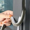 thumbnail image 4 of Black 10M Door Window Windproof Dust Sound Insulation Seal Strip Self Adhesive Home Wardrobe Door Window Gap Filler Brush Strip, 4 of 10