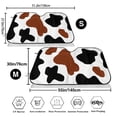 thumbnail image 3 of Balery Brown Black Cow Print Car Windshield Sun Shade,Windshield Sunshade for Car Pickup Truck SUV Accessories-Medium, 3 of 7