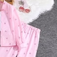 thumbnail image 3 of Hessimy Toddler Pajamas Boys Girls Baby Sets Kids Snug fit Long-Sleeve Sleepwear plus size pajamas(Light Pink,10-11 Years), 3 of 6