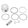 thumbnail image 2 of Engine Piston Gasket,Piston Assembly Kit Steel Piston Washer Kit Piston Rings Compact and Lightweight, 2 of 14