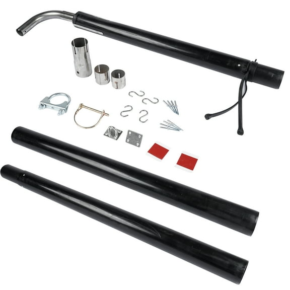 Black Pipe Extension Kit 44461 for RV Generator Exhaust Venting System Part