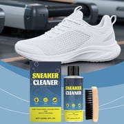 Shoe Cleansing Kit, Foam Decontaminant, Multi-material Refresher, Mild Efficient Maintenance Solution for Sneaker Footwear Canvas Rubber Leather Daily Cleaning Upkeep