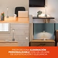 thumbnail image 3 of Lámpara de Mesa LED Portátil Recargable Luz Blanca Ajustable y Atenuable Táctil Tecnolite, 3 of 6