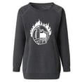thumbnail image 4 of Lilgiuy Sweatshirt for Fashion Women Print Round-Neck Pullover Tops Long Sleeve Comfortable Blouse Sweatshirt for Those Football Fans, 4 of 4