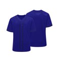 thumbnail image 6 of AHTJRT Boys Short Sleeve Button Down Shirt Striped Color Workout Shirts Stretchy Quick-Dry Athletic Bowling Baseball Tops Blue 4-5 Years, 6 of 8