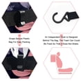 thumbnail image 3 of Fragmented Flowers Mini Trash Can for Car: Foldable, Leak-Proof with Lid, Hanging Storage Bag - Car Trash Bin, 3 of 6