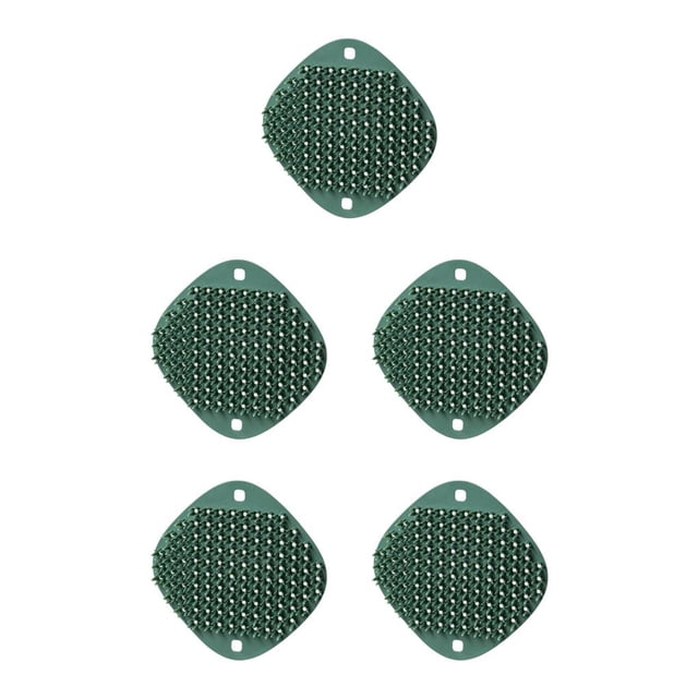 Matsuzay Cepillo de limpieza Baño Lavavajillas Palma Silicona Fregadero Lavabo Hogar Baño Exfoliante Almohadilla de cepillado Verde Type2 NO2