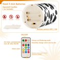 thumbnail image 5 of Yayeee Flameless Candles with Remote Flickering Battery Operated Multi Color Changing, Cow Spots, 5 of 7