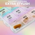 thumbnail image 5 of MEDca Pill Organizers (40-Pack) with Weekly & Daily 4-Times-A-Day Compartments, BPA-Free, Travel-Friendly Case for Vitamins & Medication, Portable Pill Box, 5 of 8