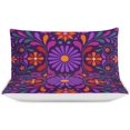 thumbnail image 3 of HAHDAXIA Mexican Bedding Solid Comforter Set for All Seasons,3 Pieces(1 Comforter+2 Pillowcases),Soft Microfiber Bedding Set Twin(86"x70"), 3 of 7