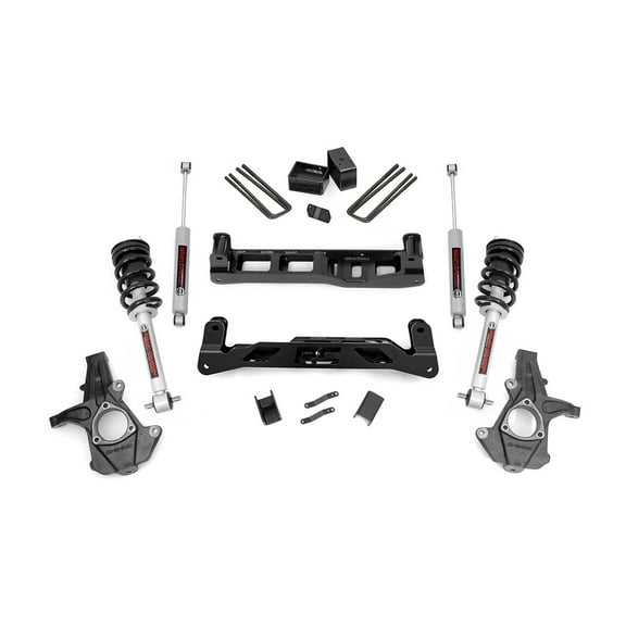Rough Country 5" Lift Kit w/N3 Struts for 2014-2018 Chevy/GMC 1500 2WD - 24733