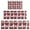 Red Football Helmets, variant on Red Football Helmets with Bows Pattern Kitchen Rugs Sets Of 3,Kitchen Runner Rugs Non Skid Washable,Decorative Kitchen Floor Mats for Kitchen,Sink,Laundry,17"x30"+ 17"x47" + 17"x59"