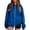 Dark Blue, variant on Oversized Zip Up Hoodie For Women Casual Long Sleeve Sweatshirts Fall Winter Track Coats, 2XL