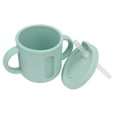 thumbnail image 4 of Copa De Entrenamiento Para Niños Pequeños De Silicona Con Manijas Dobles, Taza De Sorbo A Prueba De Fugas Para Bebés, Recipiente De Viaje De Viaje Portátil Ligero Para Viajes, 4 of 7