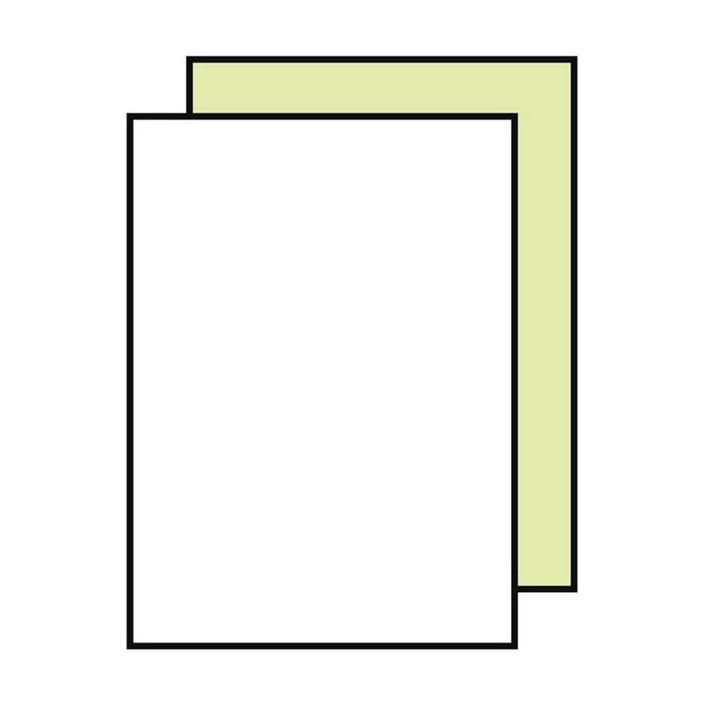 Fast Pack Digital Carbonless Paper 2-Part, 8.5 x 11, White/Canary, 500 Sheets/Ream, 5 Reams/Carton