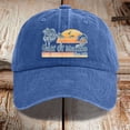 thumbnail image 2 of MIASHUI Casquette de Baseball Hommes Femmes Classique Ajustable Chapeau de Sport Extérieur, Bleu, 2 of 3