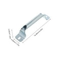 thumbnail image 5 of WEUVEB Zinc Alloy Garage Door Handles Finish 2 Pieces Easy Installation Replacement Parts, 5 of 8