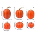 thumbnail image 4 of Thanksgiving Mantel Accent, Harvest Cream Artificial Pumpkins Faux Cream Pumpkins Foam Decorative Pumpkins for Fall Farmhouse Autumn Wedding Halloween Thanksgiving Rustic Harvest Centerpiece, Pink, 4 of 8