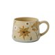 thumbnail image 1 of Taza de café de cerámica con diseño de flores, capacidad de 355 ml, juego de 1 for oficina, pareja, pareja, 1 of 6