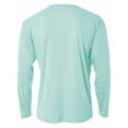 thumbnail image 2 of A4 Men's Cooling Performance Long Sleeve T-Shirt - PASTEL MINT - 3XL, 2 of 2