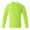 Yellow, variant on Dursoulink Long Sleeve Round Neck Shirt for Men, Quick Dry Breathable Polyester, Raglan Sleeve Flat Stitching, Unlabeled Collar, Lightweight Sportswear for Summer Activities