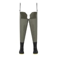 thumbnail image 1 of Yuarrent Ave zancuda de nailon ligera e impermeable para pesca, pantalones para vadear impermeables para hombres y mujeres Pescar gris verde SS, 1 of 6