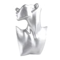 thumbnail image 2 of Exhibidor de joyas de material de resina, soporte para remolque, negro/blanco/rojo/ EstiloA-L Plata, 2 of 9