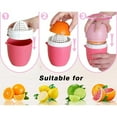 thumbnail image 5 of Two-Way Use Manual Juicer, Portable Design Space Saving For Citrus Grapes Pomegranates, Effortless Juicing Nutrient Preservation, Perfect For Cooking Drinks (15*10cm), 5 of 5
