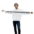 thumbnail image 6 of Matching Sweatshirts for Couples I Love You This Much Pullover Cute Message Matching Couples Outfits Oversized Long Sleeve Graphic Shirt, 6 of 8