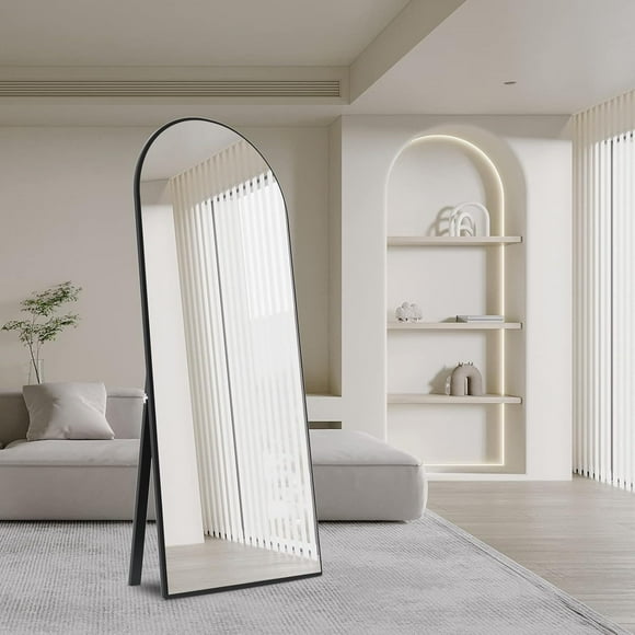 65"x22" Full Length Mirror, Arched Mirror, Floor Mirror with Stand, Full Body Mirror, Wall Mirror for Bedroom, Dressing Room, Living Room