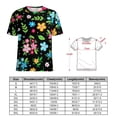 thumbnail image 3 of Colorful Ditsy Floral T Shirts Cute Flower Print Street Style T Shirt Short Sleeve Women Harajuku Tshirt Beach Design Cl, 3 of 5