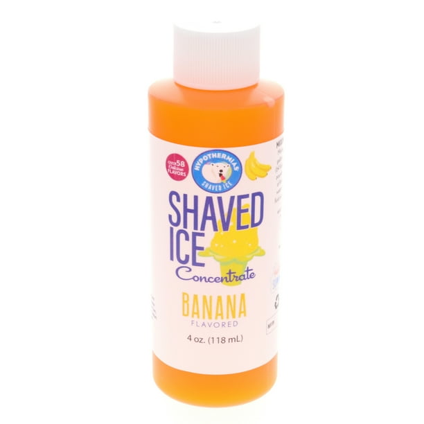 Hypothermias 🍧 Banana Shaved Ice and Snow Cone Unsweetened Flavor