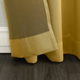thumbnail image 4 of Sun Zero Madison Grommet Room Darkening Window Curtain Panel, 54"x63", Flax Yellow, 4 of 8