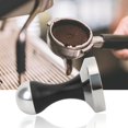 thumbnail image 1 of Sabotaje de café, Dekaim 58 mm Inferior de acero inoxidable Sabotaje de café con mango esmerilado Accesorios para máquina de café, 1 of 5