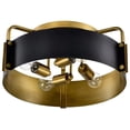 thumbnail image 4 of 60/7851-Nuvo Lighting-Altos - 4 Light Semi-Flush Mount-7 Inches Tall and 18 Inches Wide-Matte Gray Finish, 4 of 14
