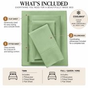 BrylaneHome Bed Tite Coolmax Sheet Set