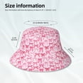 thumbnail image 3 of Balery Pink bows Sombreros para el sol para hombre y mujer, sombrero de pescador con UPF 50+, 3 of 6