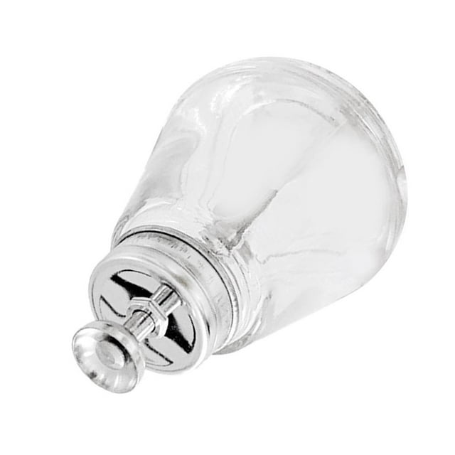 Tachiuwa Touch Pump Dispenser Bottle - 5 Ounce - For Acet, Water, Makeup Remover Clear