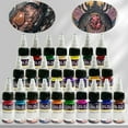 thumbnail image 4 of BAODELI 25Pcs Tattoo Ink 25 Colors Set 0.5 oz 15ml/Bottle Tattoo Inks Pigment Kit for 3D Makeup Beauty Skin Body Art, 4 of 7