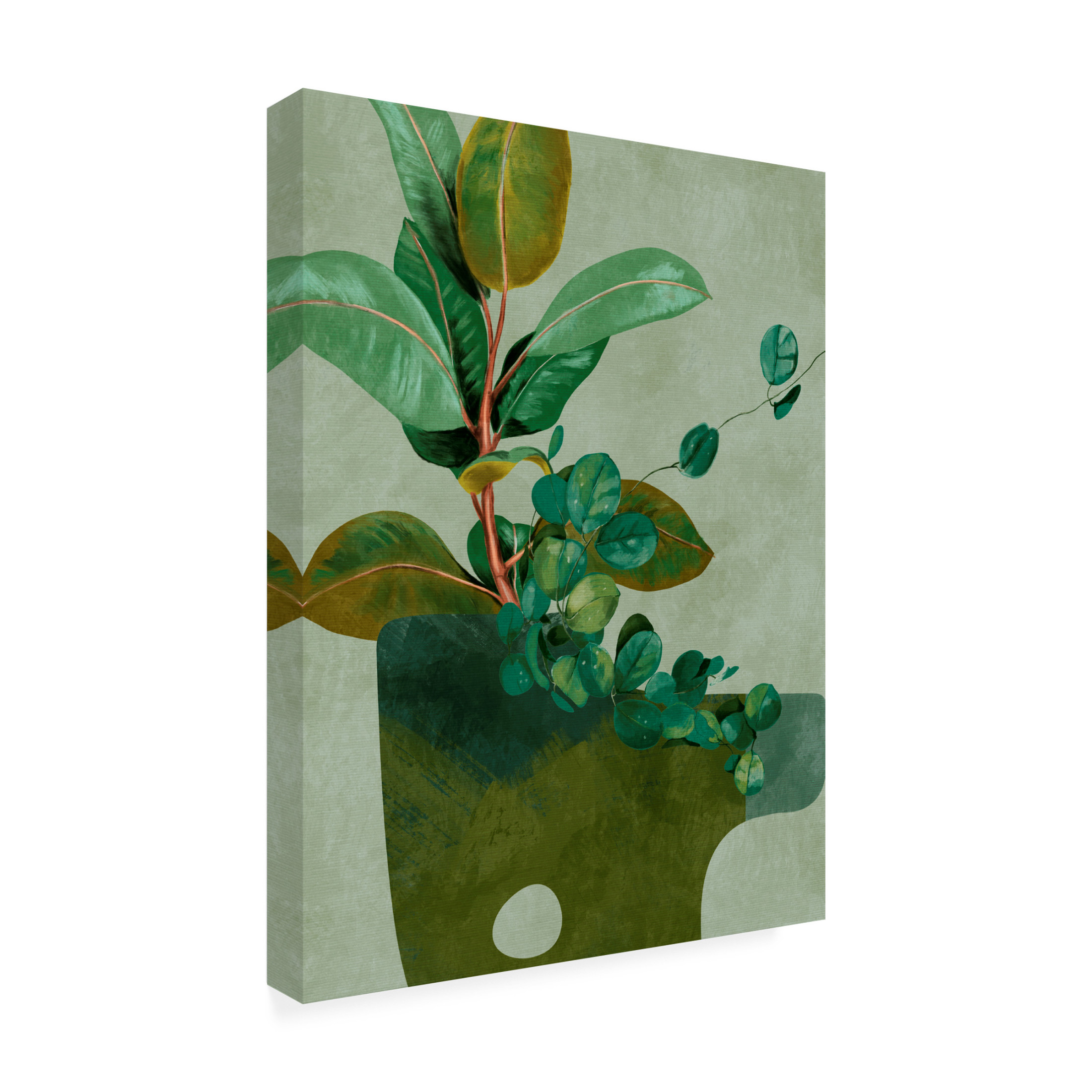 Trademark Fine Art Ana Rut Bre Leaves More 12 Canvas Wall Art