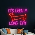 thumbnail image 4 of Handmadetneonsign It's Been A Long Day Dachshund Neon Sign, Dachshund Neon Light, Dachshund Dog, 4 of 5