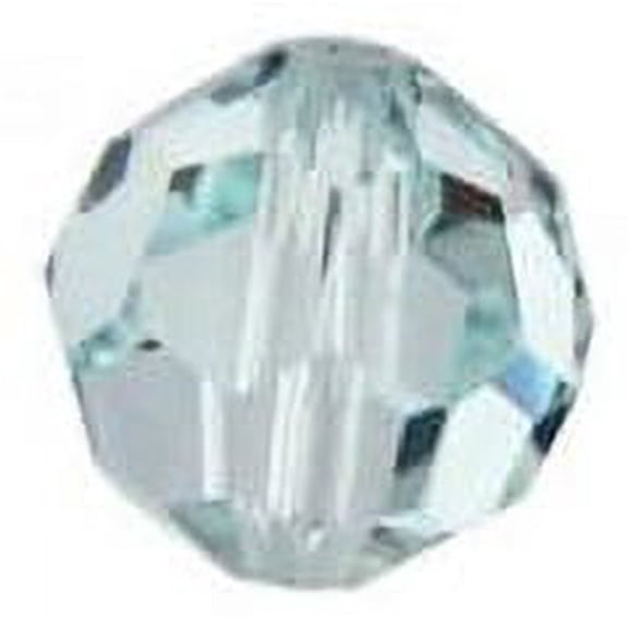 Swarovski Round Crystal Beads Item #5000 Lt. Azore Color 6mm Size - 36 Pieces