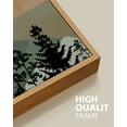 thumbnail image 3 of SHENIFY Set Lake Sunrise Pine Tree Forest Landscape Mountain Wall Art 20x40in Natural Framed Nature Scenry Wilderness Farmhouse Rustic Modern Art Decorative for Living Room Bedroom, 3 of 5