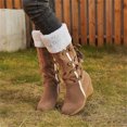 thumbnail image 5 of Tawop Dress Boots For Women, After Sanding With Tassels High Boots Sleeves Wedges Snow Boots Boots For Women Thursday Boots Women, 5 of 6