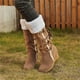 thumbnail image 5 of Después de lijar con borlas para mujer, botas altas, mangas, cuñas, botas de nieve Wmkox8yii  sa2736, 5 of 6